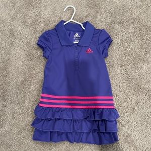 Adidas Girls 3T Golf or Athletic Dress Never Worn, Pretty Purple and Pink